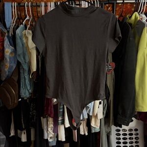 Splash Dark Gray Bodysuit